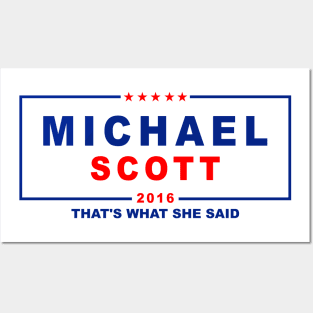 MICHAEL SCOTT 2016 THAT'S WHAT SHE SAID THE OFFICE Posters and Art